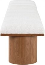 Pavilion Boucle Fabric Upholstered 7pc. Modular Bench - Image 4