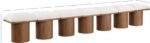 Pavilion Boucle Fabric Upholstered 7pc. Modular Bench - Image 7