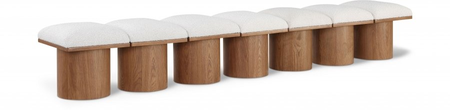33797.jpg Pavilion Boucle Fabric Upholstered 7pc. Modular Bench - Image 1