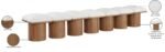 Pavilion Boucle Fabric Upholstered 7pc. Modular Bench - Image 7