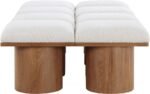Pavilion Boucle Fabric Upholstered 8pc. Modular Bench - Image 4