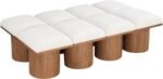 Pavilion Boucle Fabric Upholstered 8pc. Modular Bench - Image 5