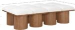 Pavilion Boucle Fabric Upholstered 8pc. Modular Bench - Image 7