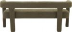 Athena Boucle Fabric Upholstered Bench - Image 3
