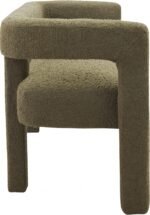 Athena Boucle Fabric Upholstered Bench - Image 4
