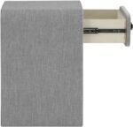 Medley Linen Textured Nightstand / Side Table - Image 5