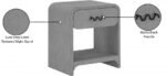 Medley Linen Textured Nightstand / Side Table - Image 11
