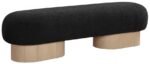 Robertson Boucle Fabric Upholstered Bench - Image 3