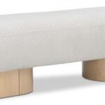 Robertson Boucle Fabric Upholstered Bench