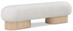Robertson Boucle Fabric Upholstered Bench
