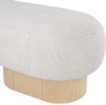 Robertson Boucle Fabric Upholstered Bench - Image 5
