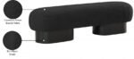 Robertson Boucle Fabric Upholstered Bench - Image 9
