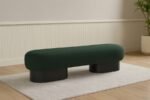 Robertson Boucle Fabric Upholstered Bench - Image 2