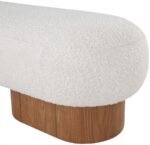 Robertson Boucle Fabric Upholstered Bench - Image 5