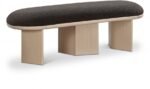 Wilshire Boucle Fabric Upholstered Bench