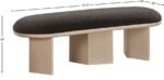 Wilshire Boucle Fabric Upholstered Bench - Image 8