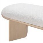 Wilshire Boucle Fabric Upholstered Bench - Image 6