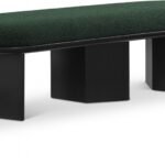 Wilshire Boucle Fabric Upholstered Bench