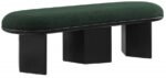 Wilshire Boucle Fabric Upholstered Bench - Image 3