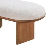 Wilshire Boucle Fabric Upholstered Bench - Image 6