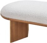 Wilshire Boucle Fabric Upholstered Bench - Image 7