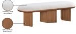 Wilshire Boucle Fabric Upholstered Bench - Image 9