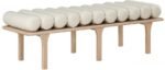Landon Vegan Leather Upholstered Bench - Image 3