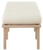Landon Vegan Leather Upholstered Bench - Image 5
