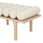 Landon Vegan Leather Upholstered Bench - Image 7