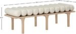 Landon Vegan Leather Upholstered Bench - Image 8
