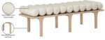 Landon Vegan Leather Upholstered Bench - Image 9