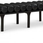Landon Vegan Leather Upholstered Bench