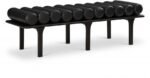 Landon Vegan Leather Upholstered Bench