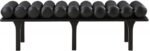 Landon Vegan Leather Upholstered Bench - Image 4