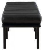 Landon Vegan Leather Upholstered Bench - Image 5