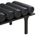 Landon Vegan Leather Upholstered Bench - Image 6