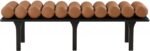 Landon Vegan Leather Upholstered Bench - Image 4