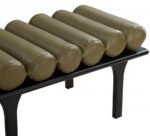 Landon Vegan Leather Upholstered Bench - Image 6