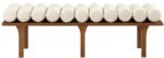 Landon Vegan Leather Upholstered Bench - Image 4
