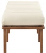 Landon Vegan Leather Upholstered Bench - Image 5