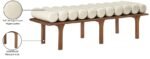 Landon Vegan Leather Upholstered Bench - Image 9