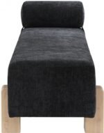 Edison Chenille Fabric Upholstered Bench - Image 5