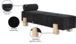 Edison Chenille Fabric Upholstered Bench - Image 10