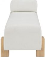 Edison Chenille Fabric Upholstered Bench - Image 5