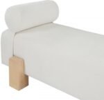 Edison Chenille Fabric Upholstered Bench - Image 7
