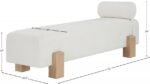 Edison Chenille Fabric Upholstered Bench - Image 9