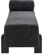 Edison Chenille Fabric Upholstered Bench - Image 5