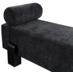 Edison Chenille Fabric Upholstered Bench - Image 7