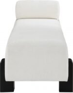 Edison Chenille Fabric Upholstered Bench - Image 5