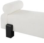 Edison Chenille Fabric Upholstered Bench - Image 7
